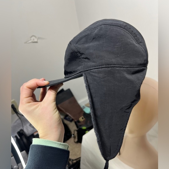 COAL HEADWEAR 5 PANEL EARFLAP TRACKER CAP Wool Blend Black - Picture 6 of 13